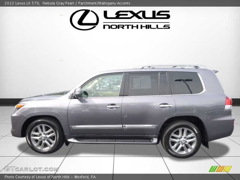 Nebula Gray Pearl / Parchment/Mahogany Accents 2013 Lexus LX 570