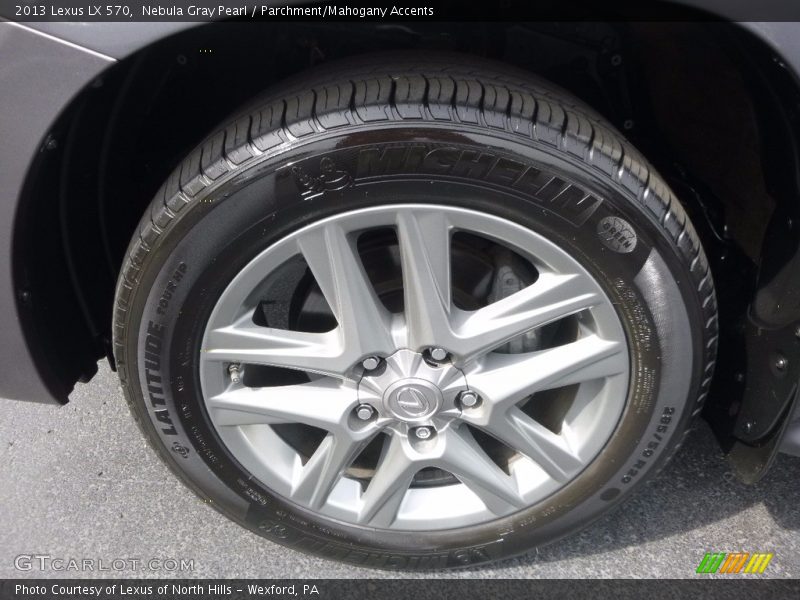 Nebula Gray Pearl / Parchment/Mahogany Accents 2013 Lexus LX 570