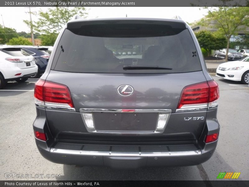 Nebula Gray Pearl / Parchment/Mahogany Accents 2013 Lexus LX 570