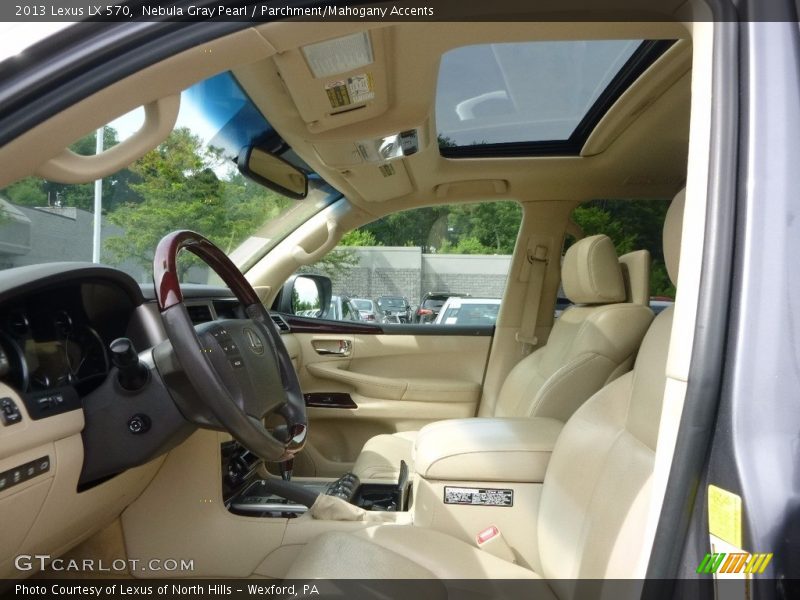 Nebula Gray Pearl / Parchment/Mahogany Accents 2013 Lexus LX 570