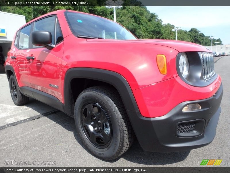 Colorado Red / Black 2017 Jeep Renegade Sport
