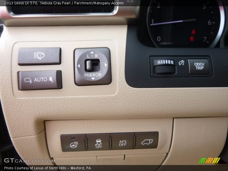Nebula Gray Pearl / Parchment/Mahogany Accents 2013 Lexus LX 570