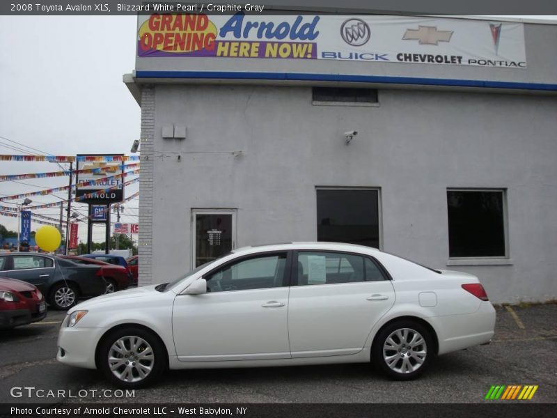 Blizzard White Pearl / Graphite Gray 2008 Toyota Avalon XLS