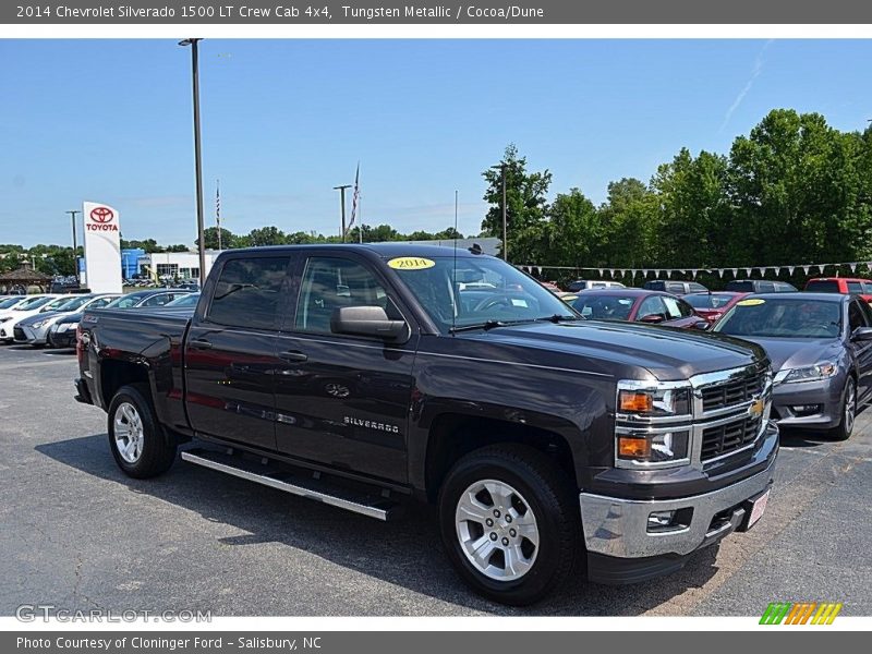 Tungsten Metallic / Cocoa/Dune 2014 Chevrolet Silverado 1500 LT Crew Cab 4x4