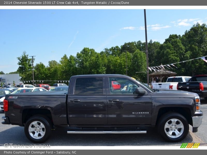 Tungsten Metallic / Cocoa/Dune 2014 Chevrolet Silverado 1500 LT Crew Cab 4x4