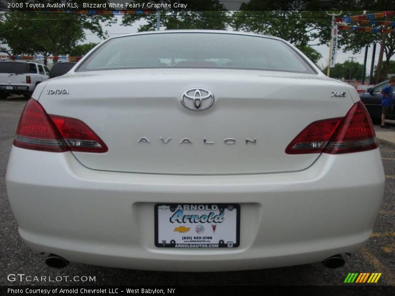 Blizzard White Pearl / Graphite Gray 2008 Toyota Avalon XLS