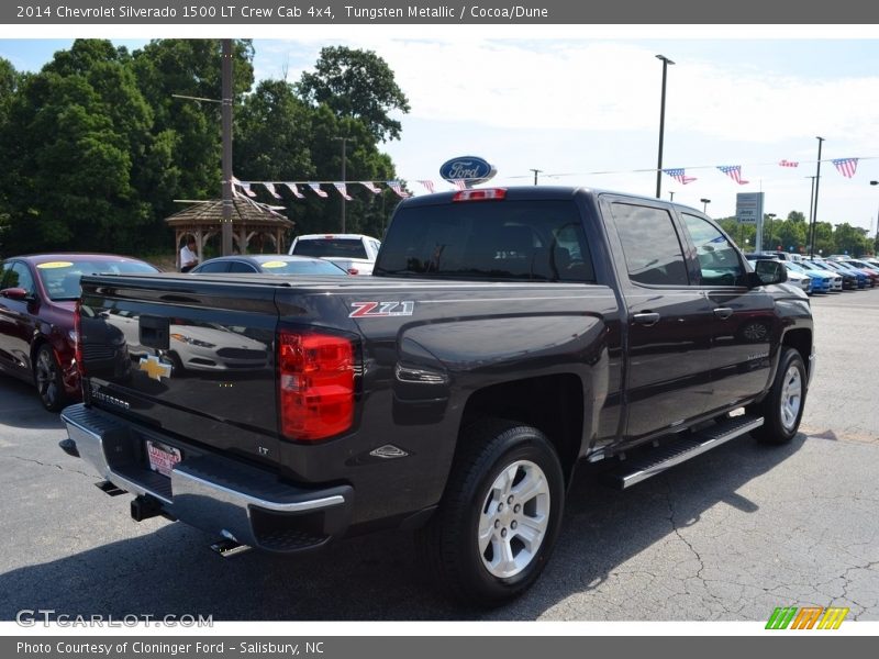 Tungsten Metallic / Cocoa/Dune 2014 Chevrolet Silverado 1500 LT Crew Cab 4x4