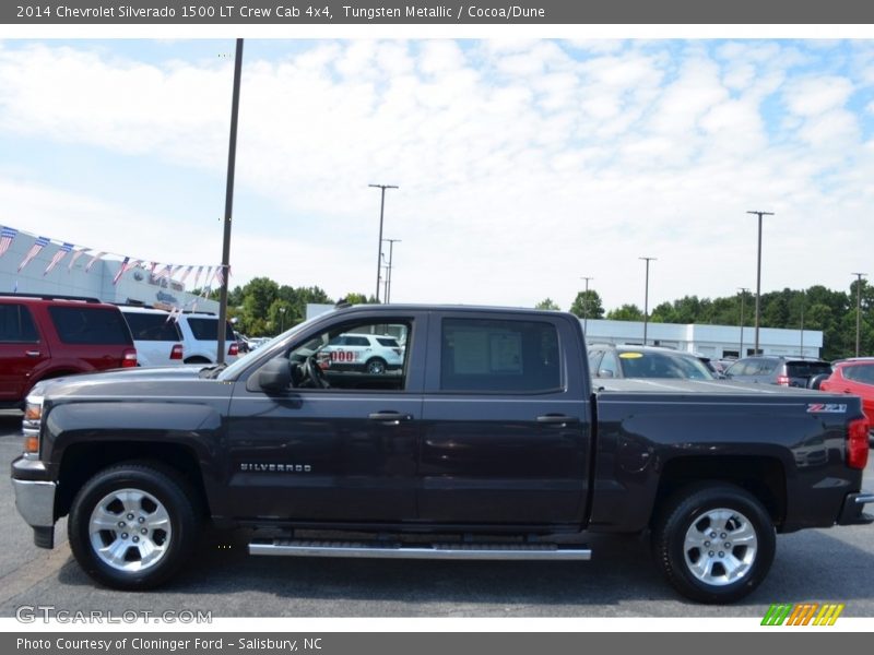 Tungsten Metallic / Cocoa/Dune 2014 Chevrolet Silverado 1500 LT Crew Cab 4x4