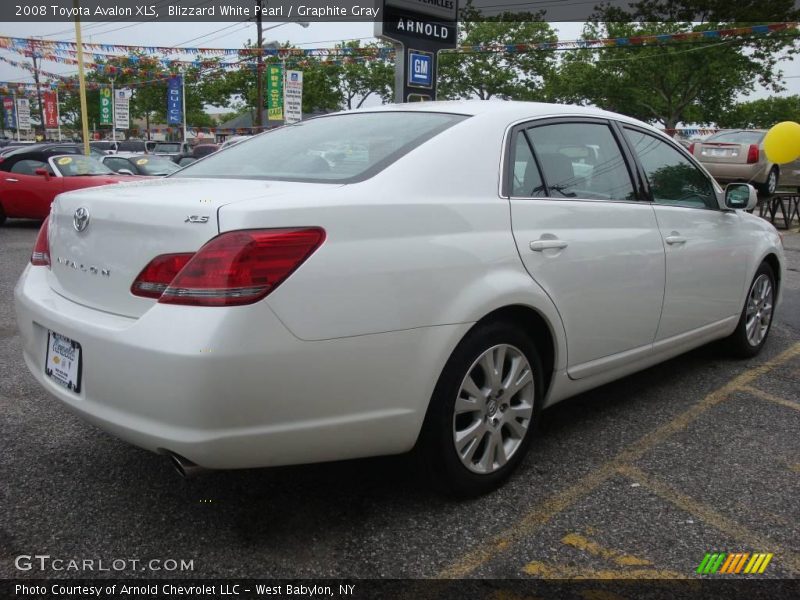 Blizzard White Pearl / Graphite Gray 2008 Toyota Avalon XLS