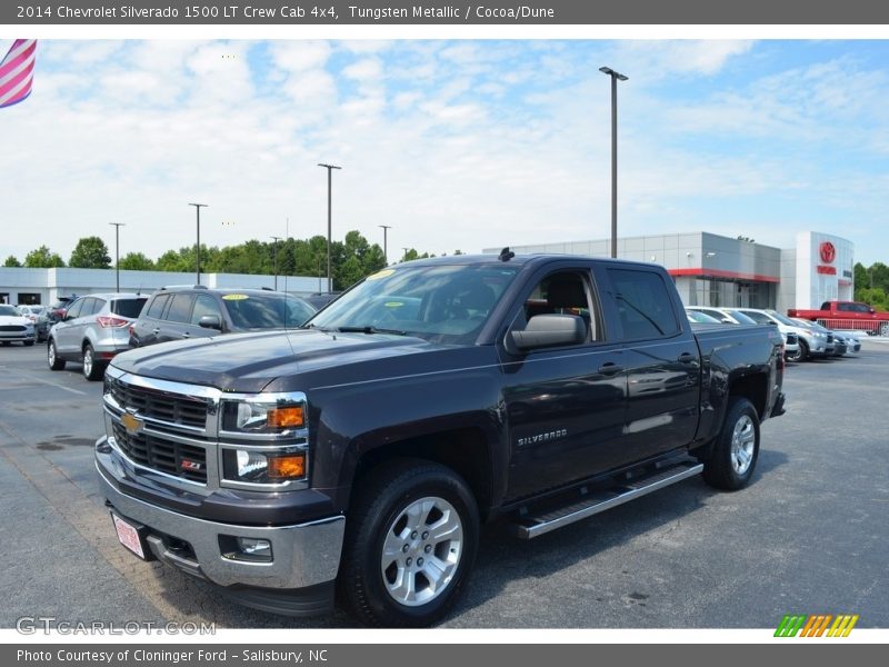 Tungsten Metallic / Cocoa/Dune 2014 Chevrolet Silverado 1500 LT Crew Cab 4x4