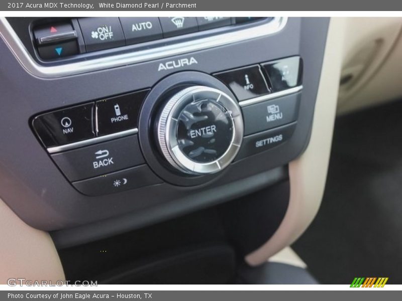 White Diamond Pearl / Parchment 2017 Acura MDX Technology