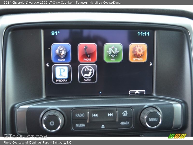 Tungsten Metallic / Cocoa/Dune 2014 Chevrolet Silverado 1500 LT Crew Cab 4x4