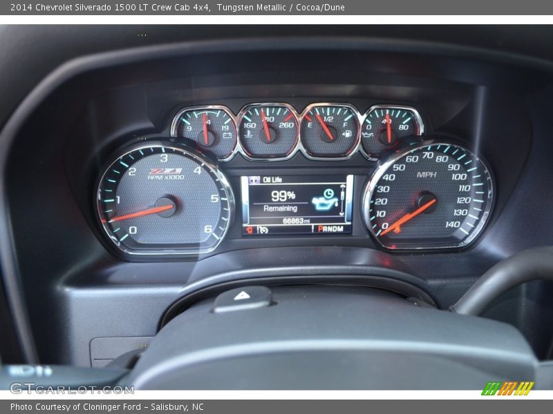 Tungsten Metallic / Cocoa/Dune 2014 Chevrolet Silverado 1500 LT Crew Cab 4x4