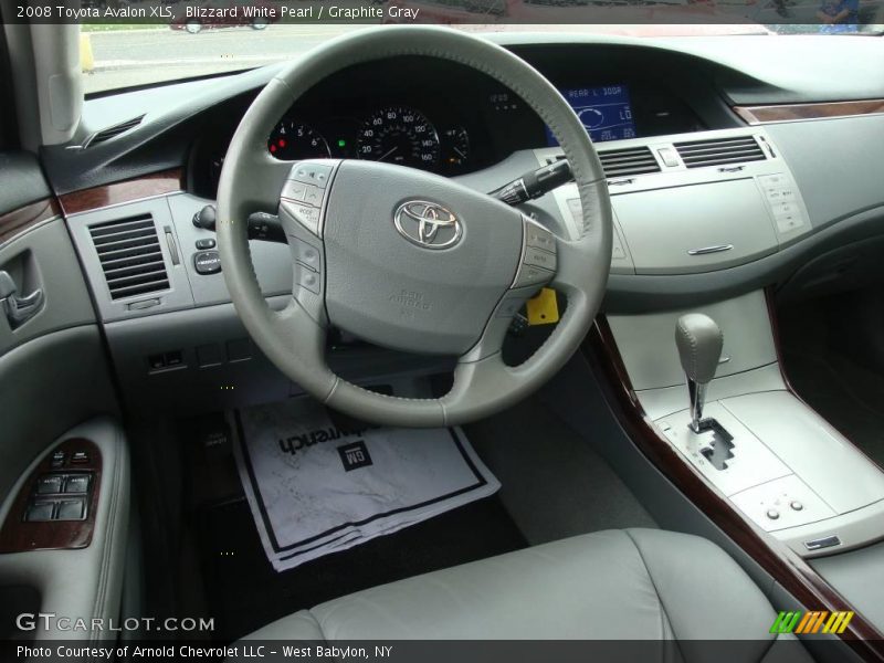 Blizzard White Pearl / Graphite Gray 2008 Toyota Avalon XLS