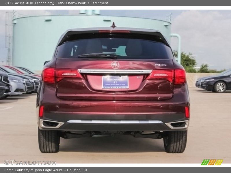 Dark Cherry Pearl / Parchment 2017 Acura MDX Technology