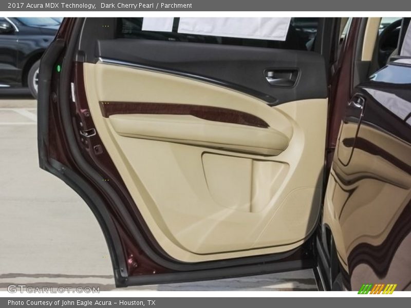 Dark Cherry Pearl / Parchment 2017 Acura MDX Technology