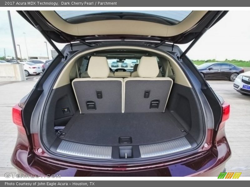 Dark Cherry Pearl / Parchment 2017 Acura MDX Technology