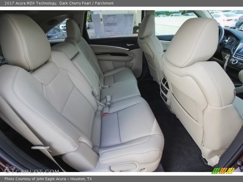 Dark Cherry Pearl / Parchment 2017 Acura MDX Technology