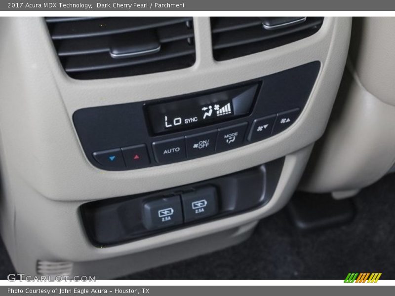 Dark Cherry Pearl / Parchment 2017 Acura MDX Technology