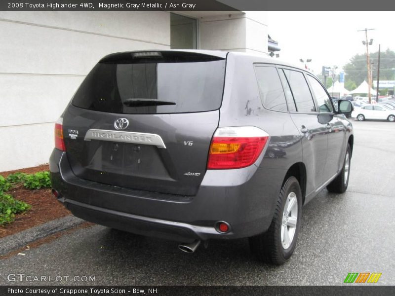 Magnetic Gray Metallic / Ash Gray 2008 Toyota Highlander 4WD