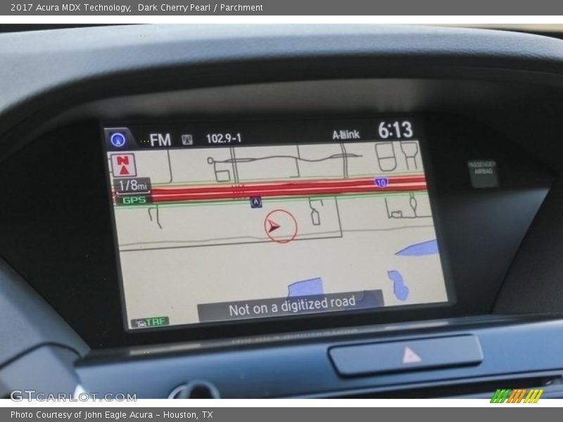 Dark Cherry Pearl / Parchment 2017 Acura MDX Technology