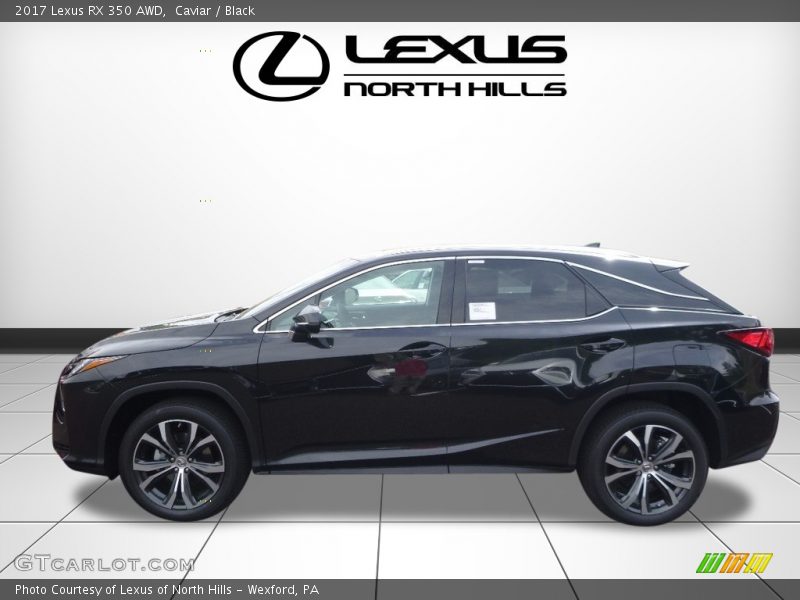 Caviar / Black 2017 Lexus RX 350 AWD