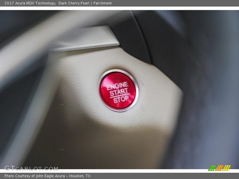 Dark Cherry Pearl / Parchment 2017 Acura MDX Technology