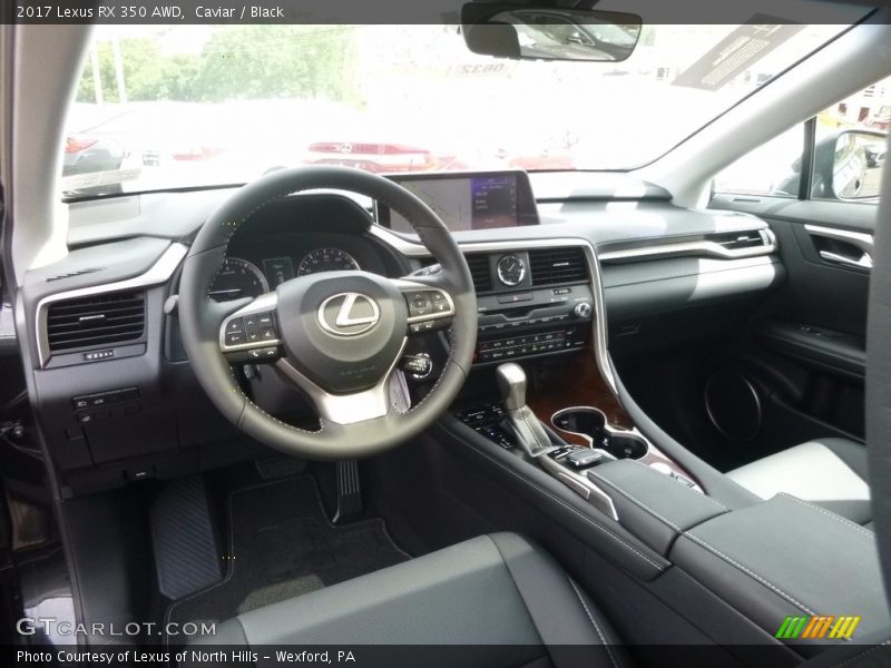 Caviar / Black 2017 Lexus RX 350 AWD