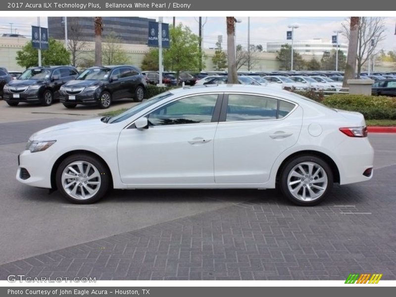 Bellanova White Pearl / Ebony 2017 Acura ILX Technology Plus