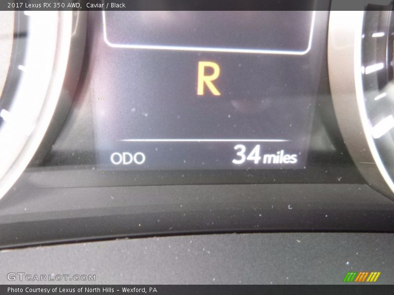 Caviar / Black 2017 Lexus RX 350 AWD