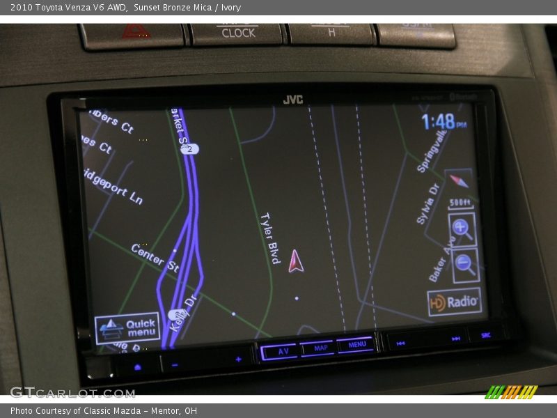 Sunset Bronze Mica / Ivory 2010 Toyota Venza V6 AWD