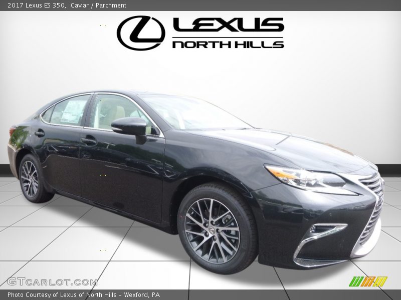 Caviar / Parchment 2017 Lexus ES 350