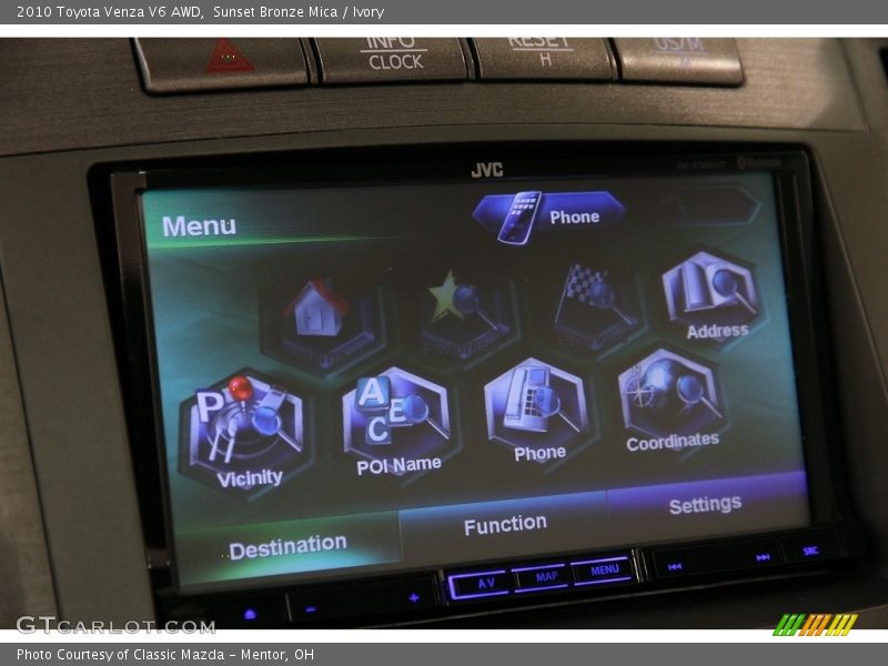 Sunset Bronze Mica / Ivory 2010 Toyota Venza V6 AWD