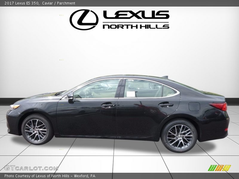 Caviar / Parchment 2017 Lexus ES 350
