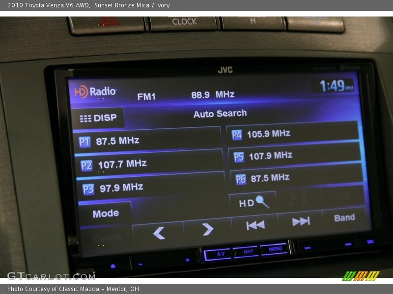 Sunset Bronze Mica / Ivory 2010 Toyota Venza V6 AWD