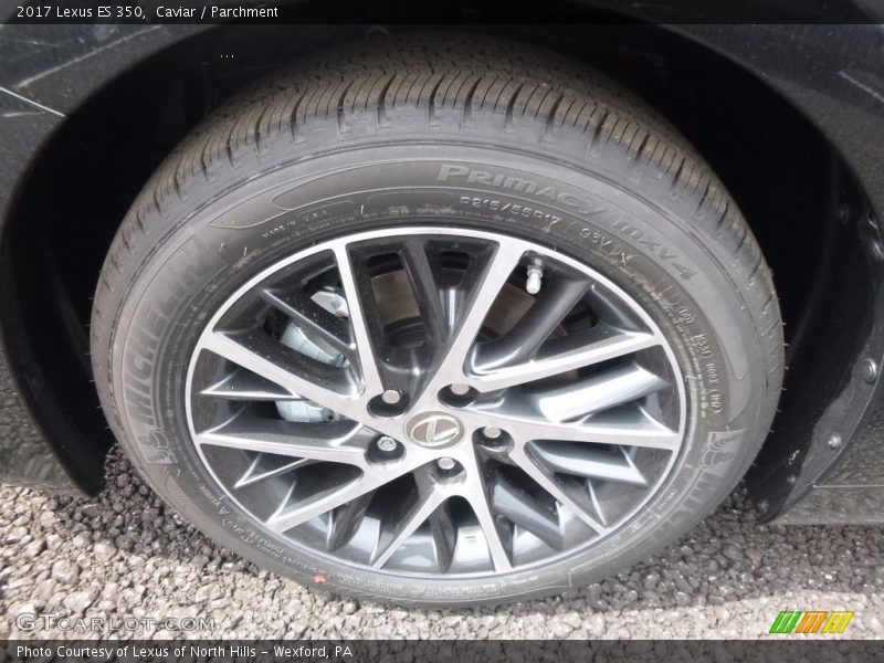 Caviar / Parchment 2017 Lexus ES 350