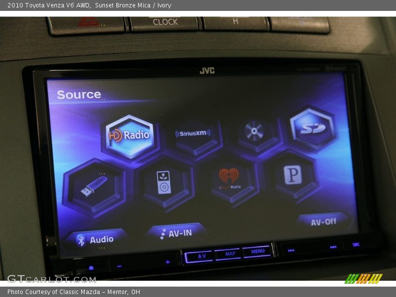 Sunset Bronze Mica / Ivory 2010 Toyota Venza V6 AWD