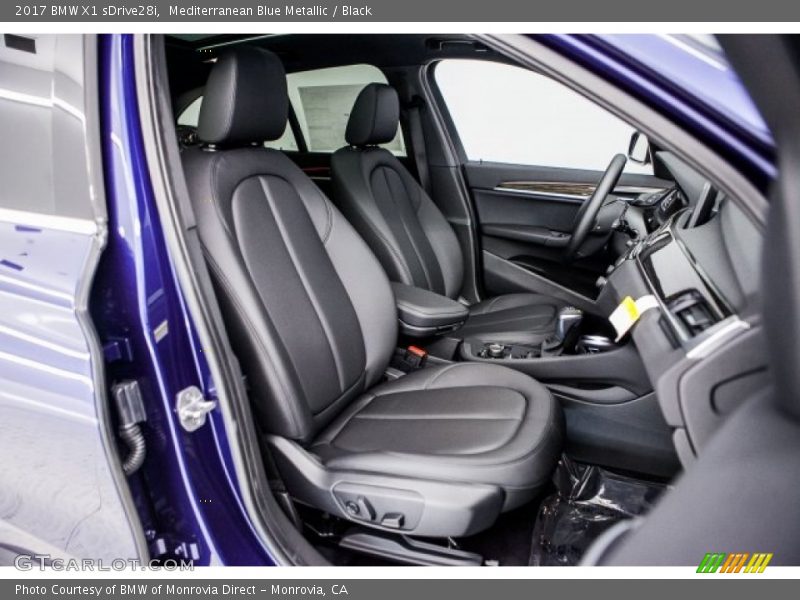 Mediterranean Blue Metallic / Black 2017 BMW X1 sDrive28i