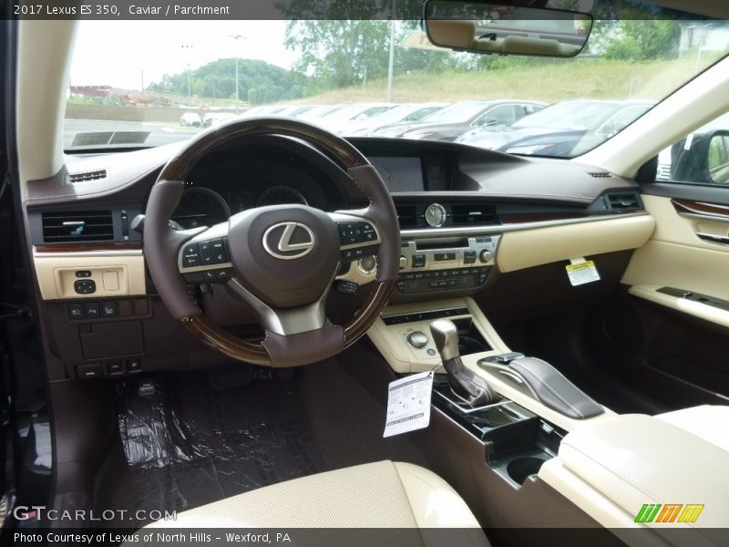 Caviar / Parchment 2017 Lexus ES 350