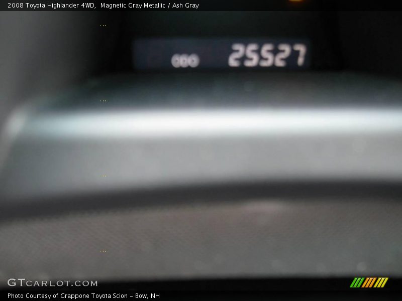 Magnetic Gray Metallic / Ash Gray 2008 Toyota Highlander 4WD