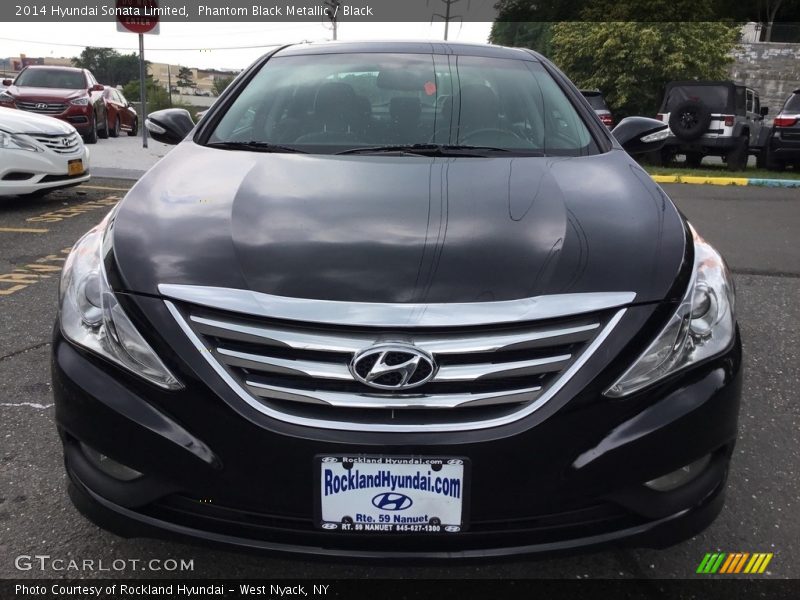 Phantom Black Metallic / Black 2014 Hyundai Sonata Limited