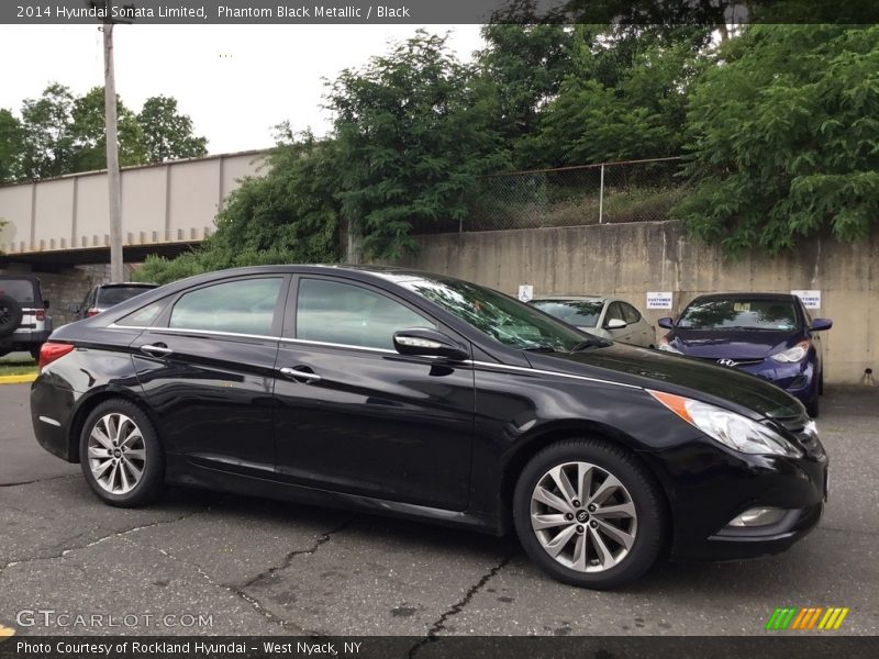 Phantom Black Metallic / Black 2014 Hyundai Sonata Limited