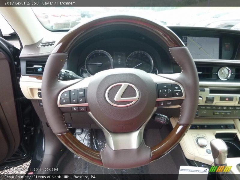 Caviar / Parchment 2017 Lexus ES 350