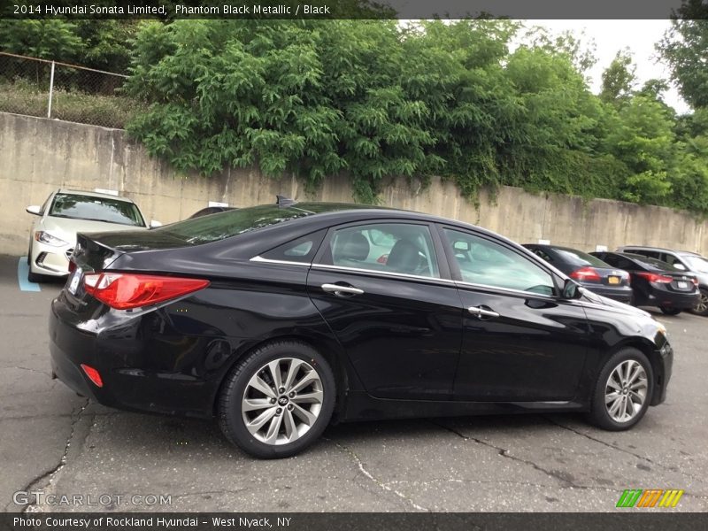 Phantom Black Metallic / Black 2014 Hyundai Sonata Limited