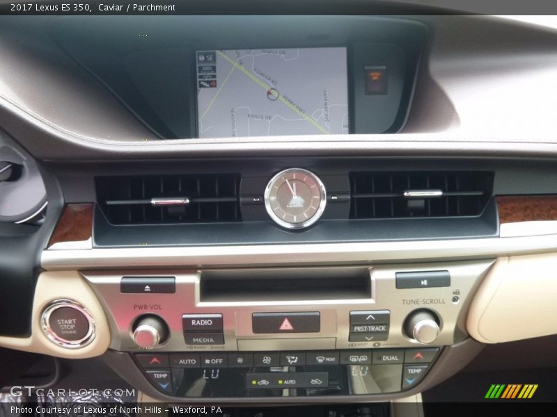 Caviar / Parchment 2017 Lexus ES 350