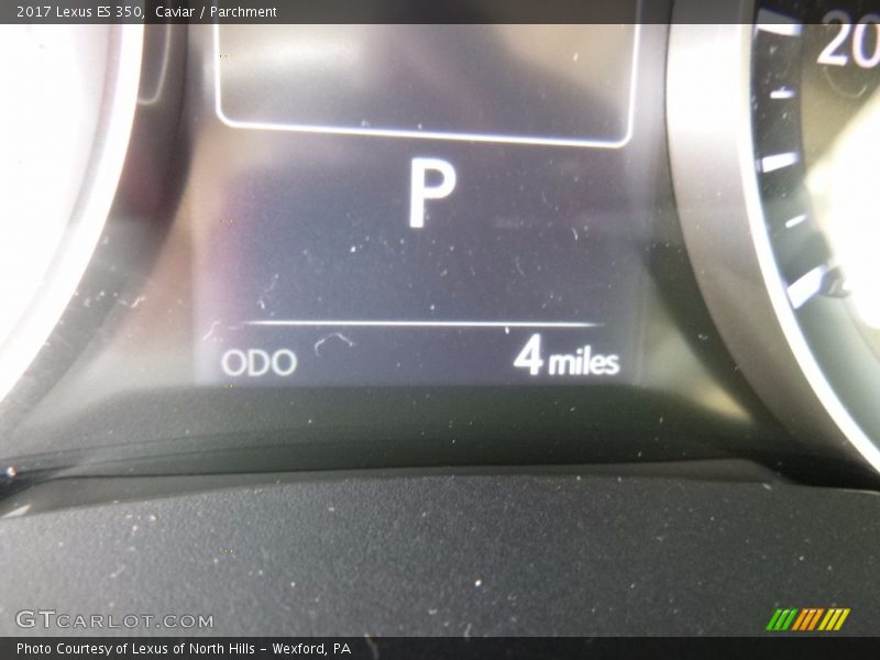 Caviar / Parchment 2017 Lexus ES 350
