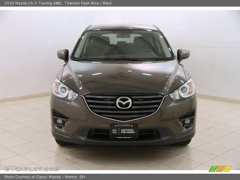 Titanium Flash Mica / Black 2016 Mazda CX-5 Touring AWD