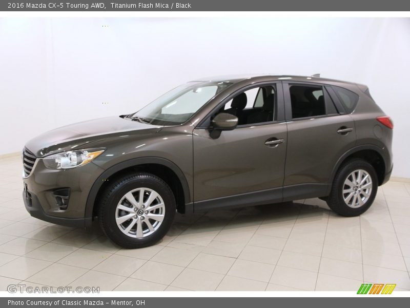 Titanium Flash Mica / Black 2016 Mazda CX-5 Touring AWD