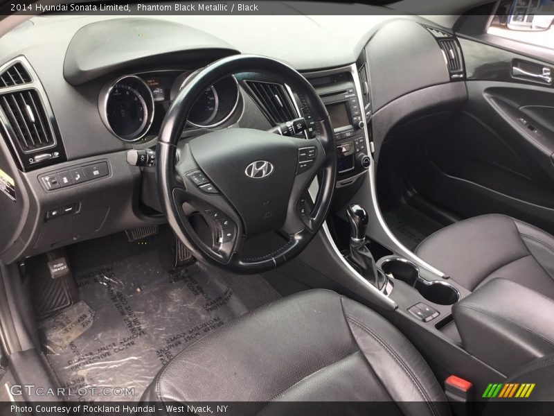 Phantom Black Metallic / Black 2014 Hyundai Sonata Limited
