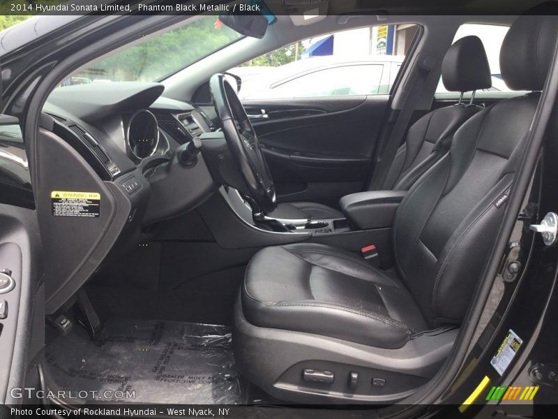 Phantom Black Metallic / Black 2014 Hyundai Sonata Limited